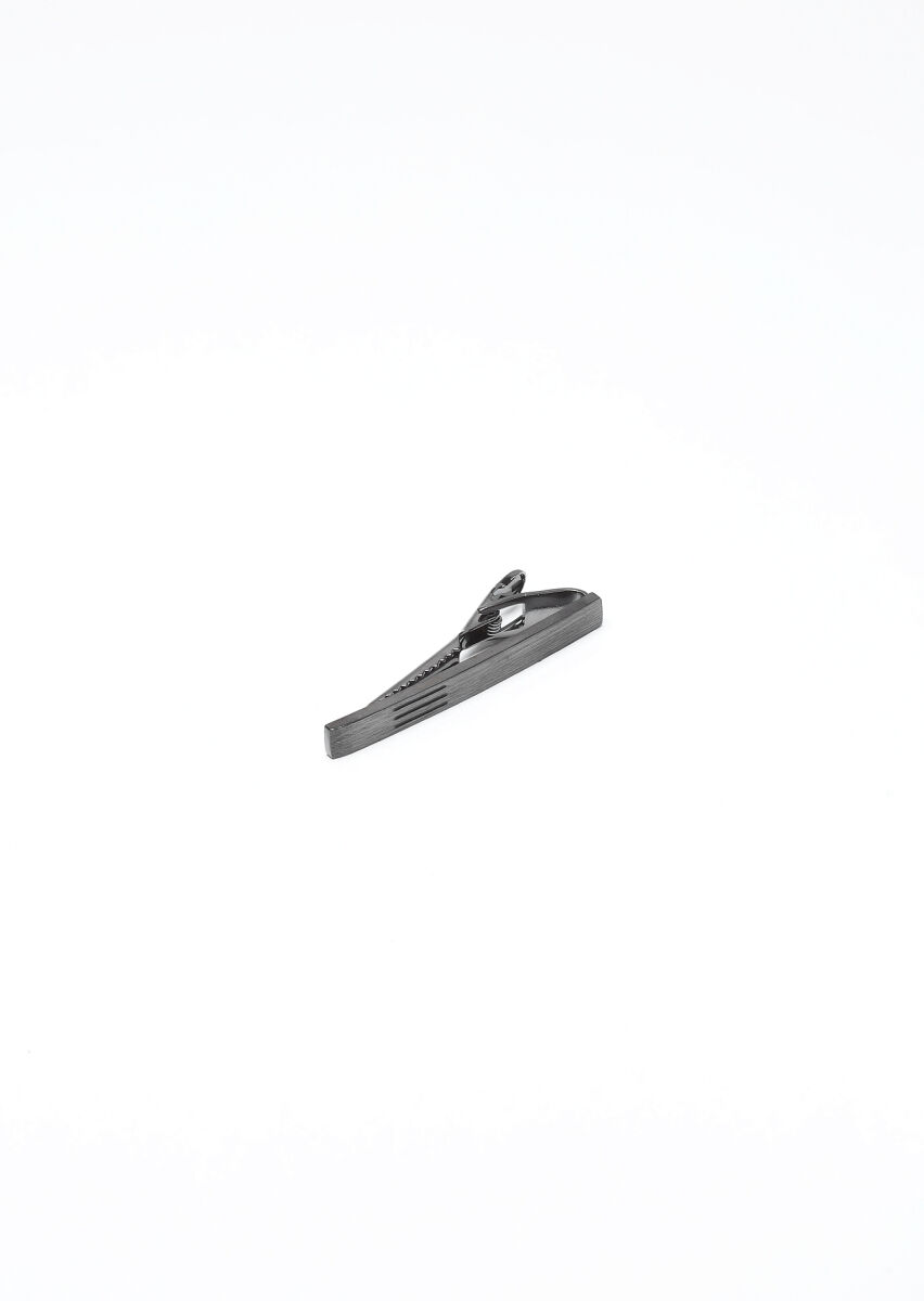 Antrasit Metal Kravat İğnesi - 1