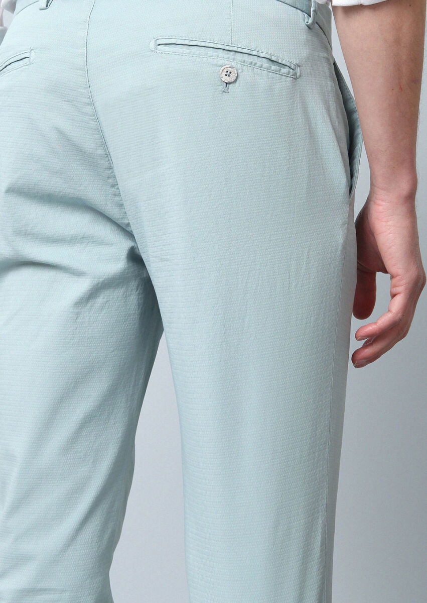 Aqua Düz Dokuma Slim Fit Casual Pamuk Karışımlı Pantolon - 4