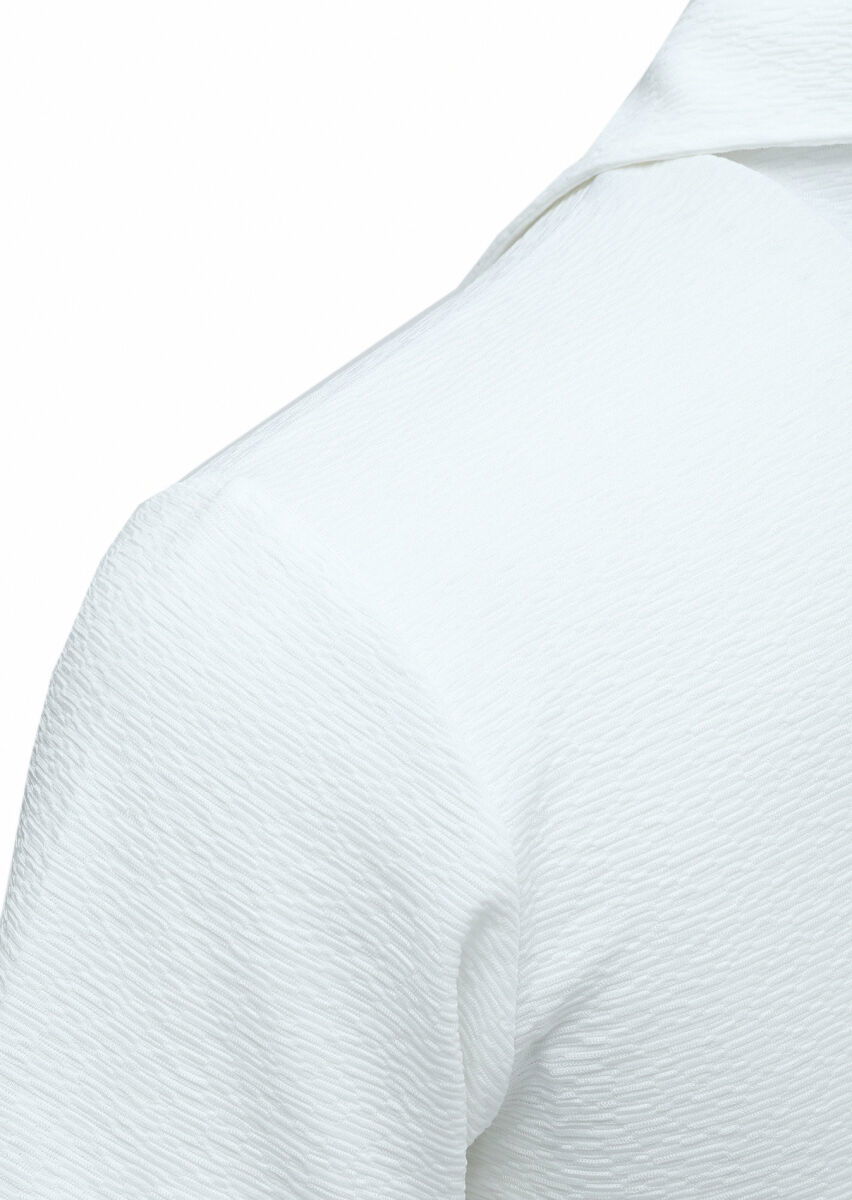 Beyaz Polo Yaka T-Shirt - 3