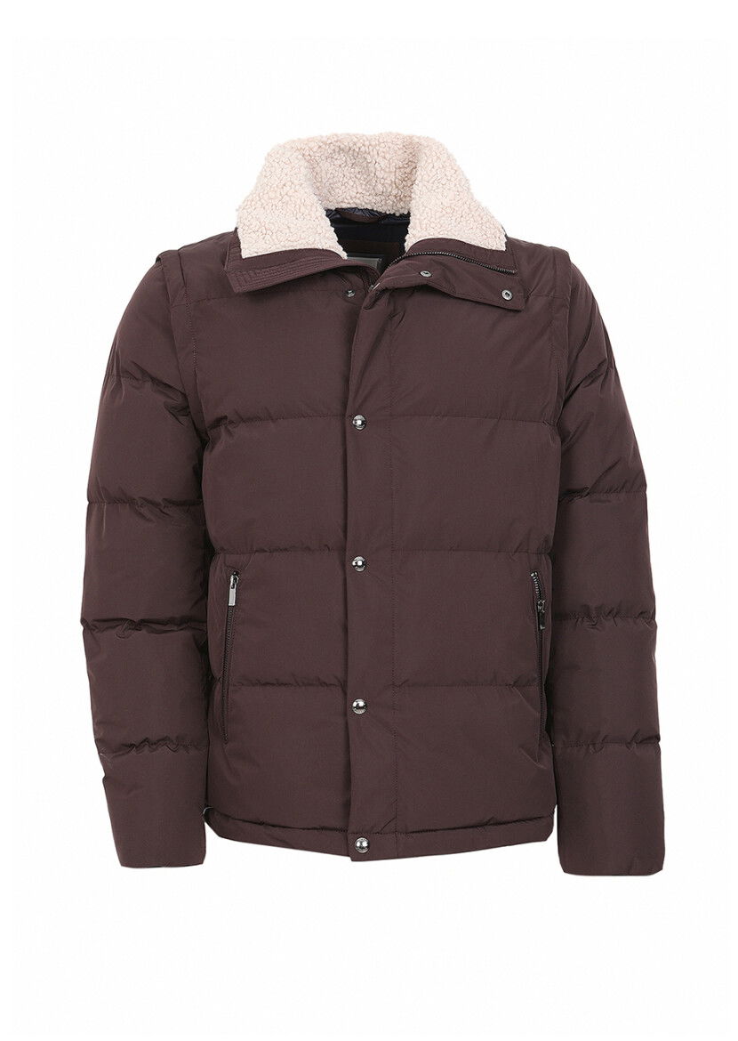 Bordo Dokuma Mont - 7
