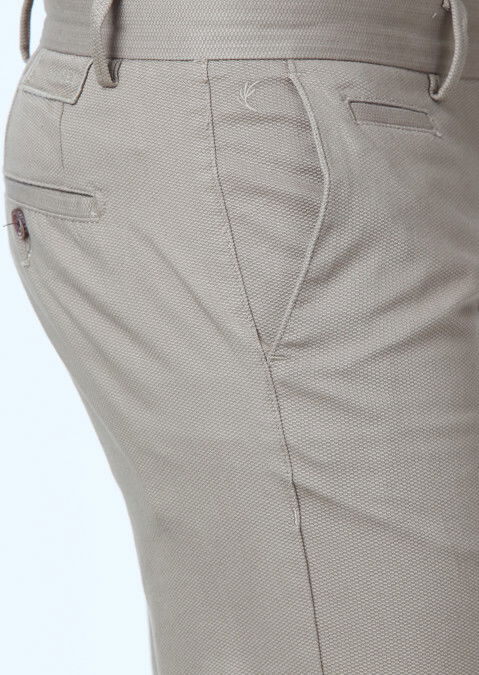 Deve Tüyü Düz Dokuma Regular Fit Casual Pamuk Karışımlı Pantolon - 3