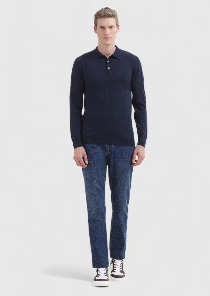 Indigo Knitwear Sweatshirt 