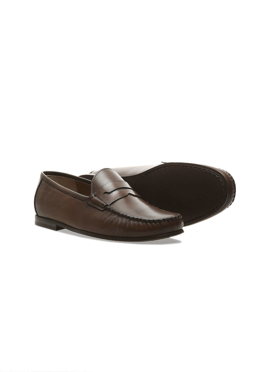 Kahverengi Loafer - 3