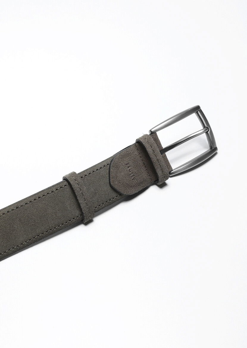 Khaki Suede Belt 