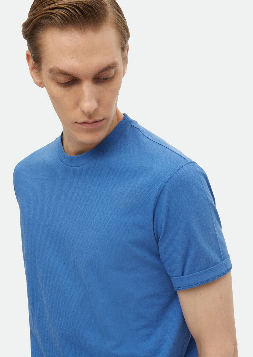 Kırmızı Düz Sweatshırt - 4