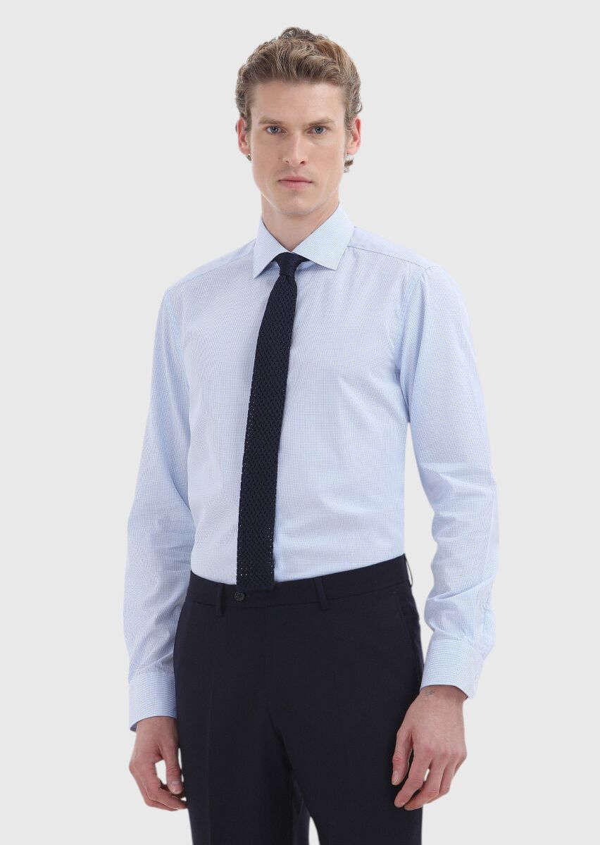 Mavi Regular Fit Dokuma Klasik %100 Pamuk Gömlek - 2