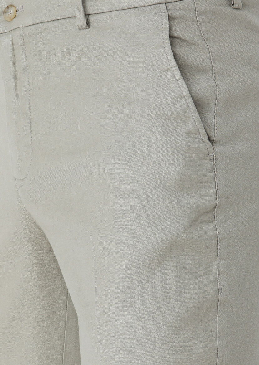 Mink Weaving Regular Fit Casual Cotton Blended Trousers - 2