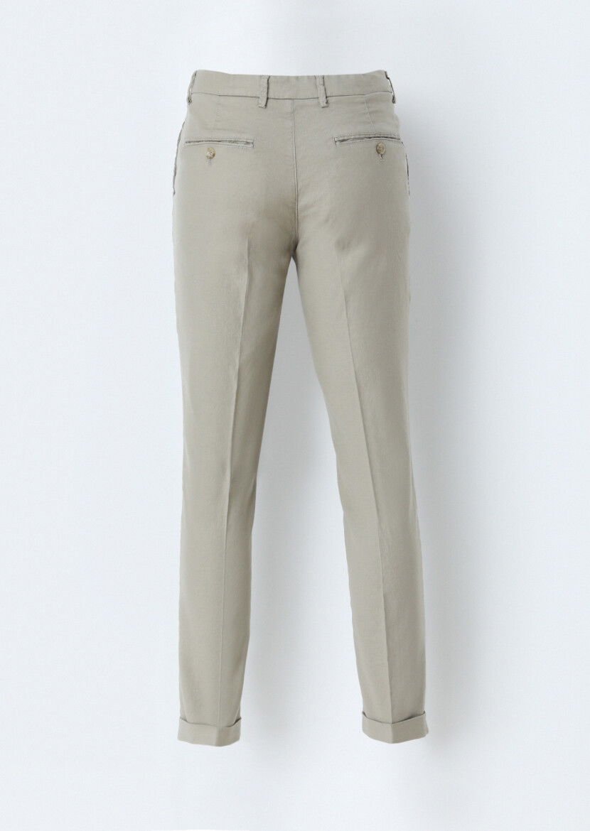 Mink Weaving Regular Fit Casual Cotton Blended Trousers - 3