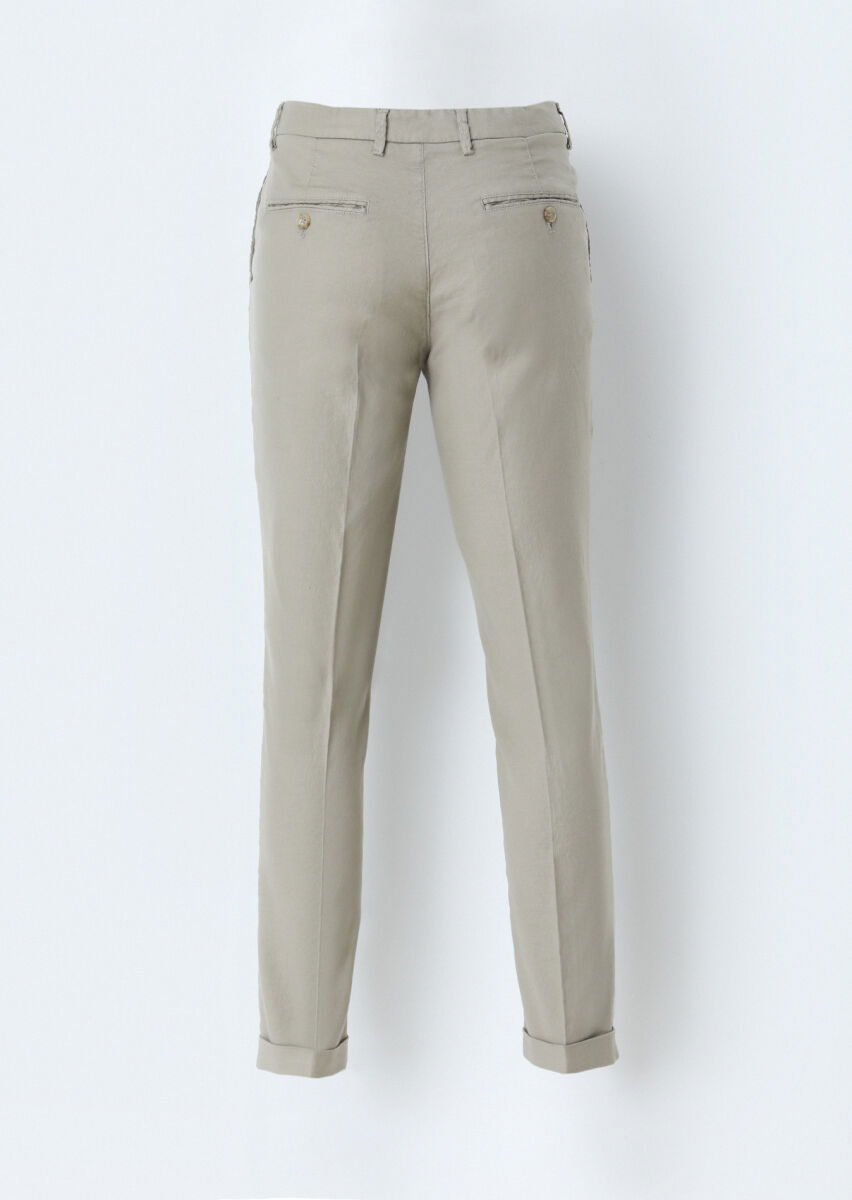 Mink Weaving Regular Fit Casual Cotton Blended Trousers - 3