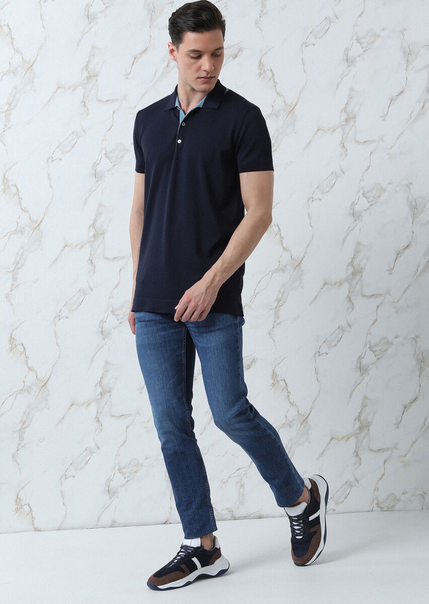 Navy Blue Knitwear - 2