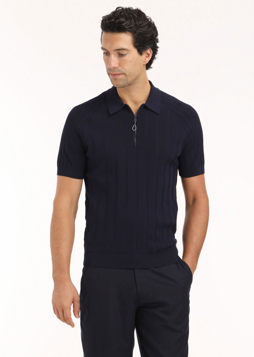 Navy Blue Knitwear - 2