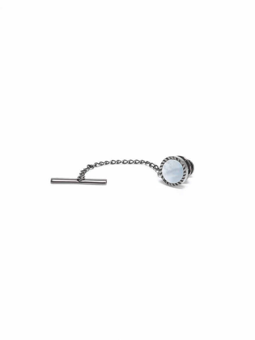 Silver Metal Kravat İğnesi 