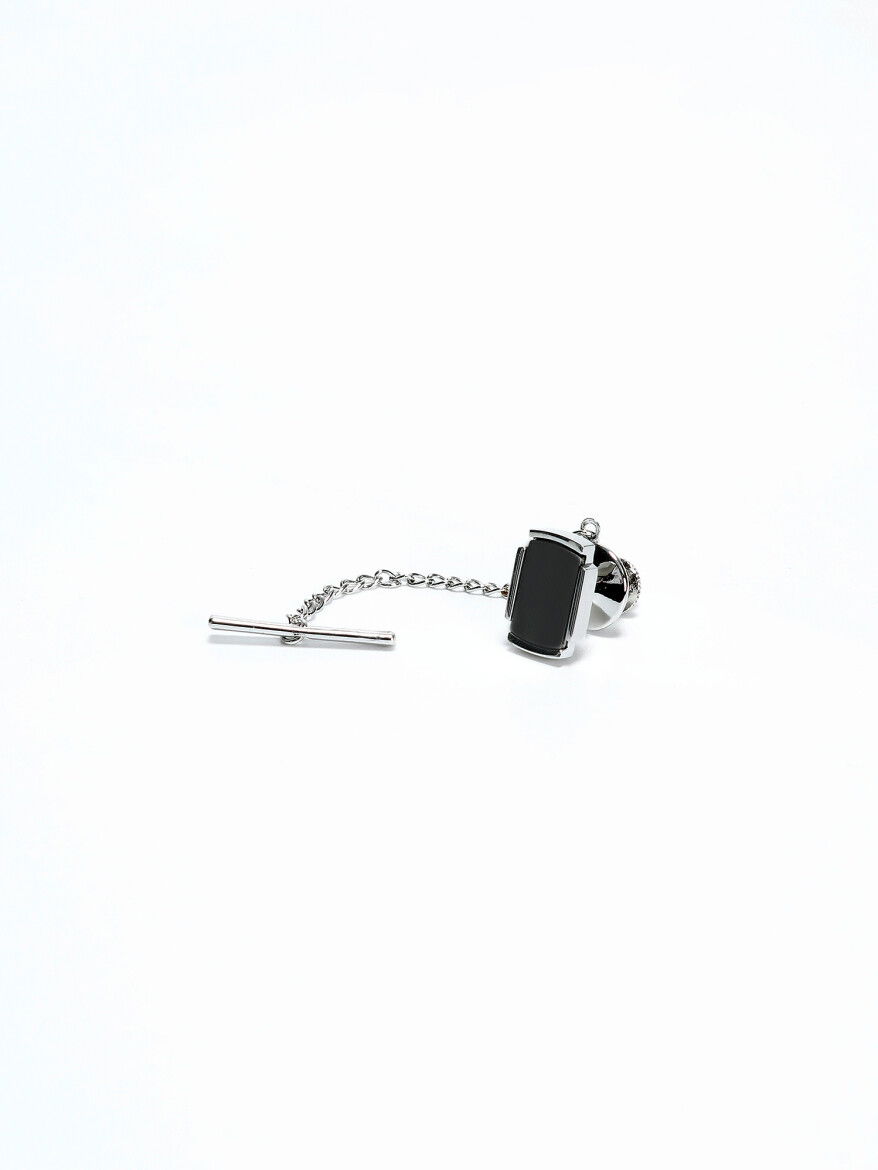 Silver Metal Kravat İğnesi 