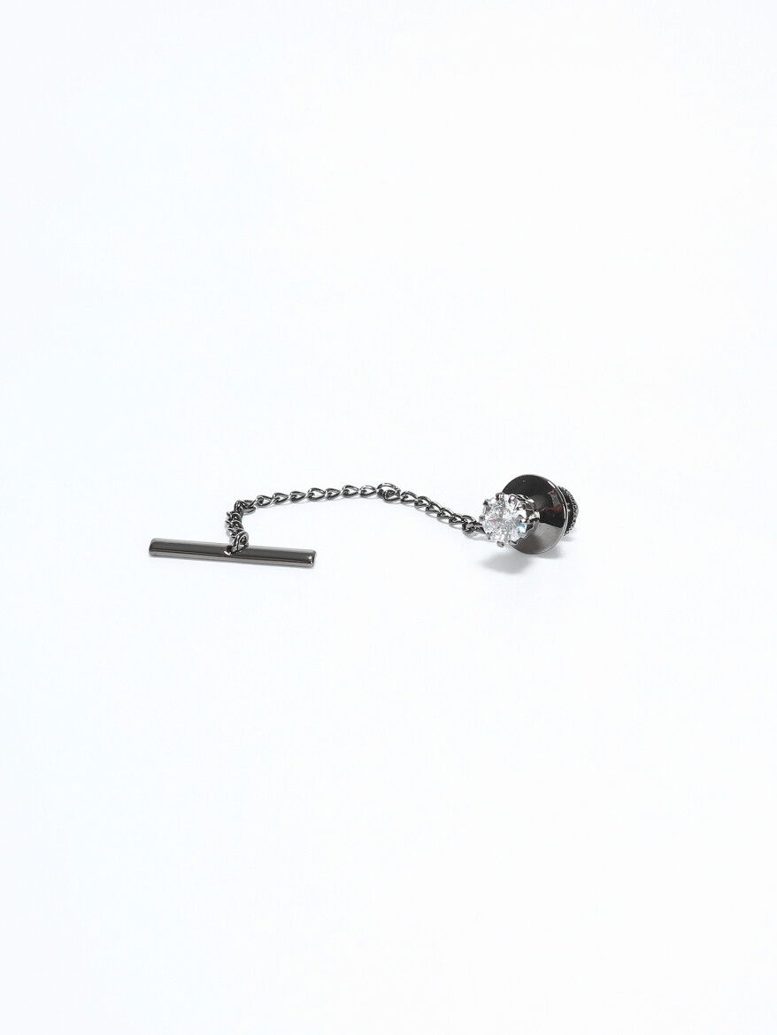 Silver Metal Kravat İğnesi 