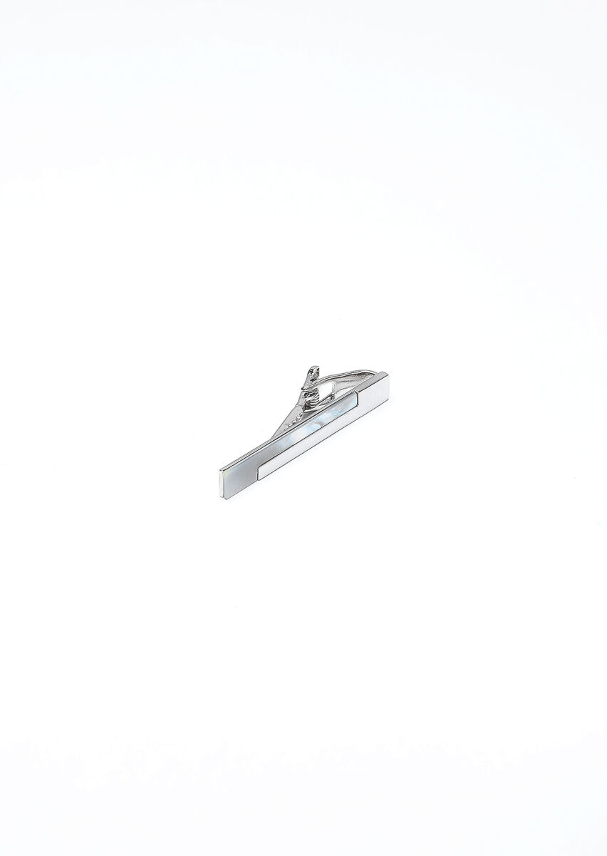 Silver Metal Kravat İğnesi - 1