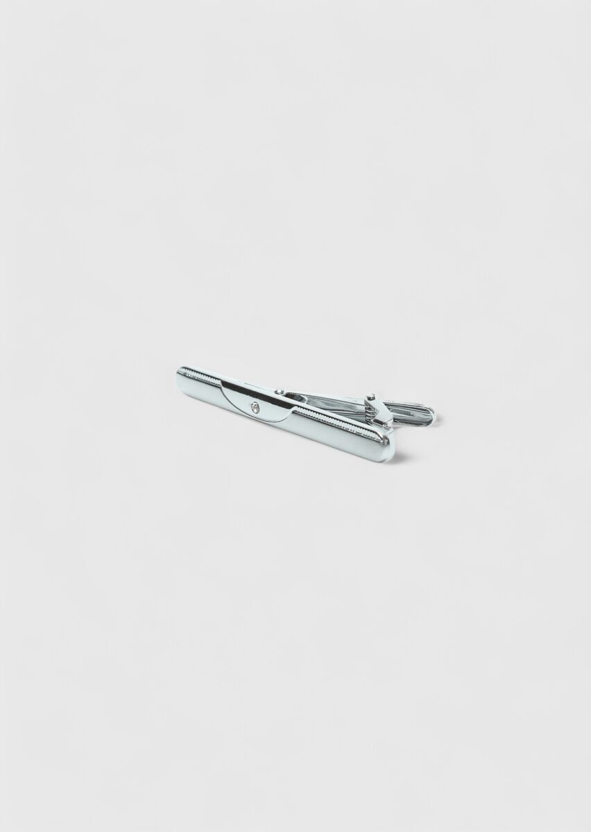 Silver Metal Kravat İğnesi - 1