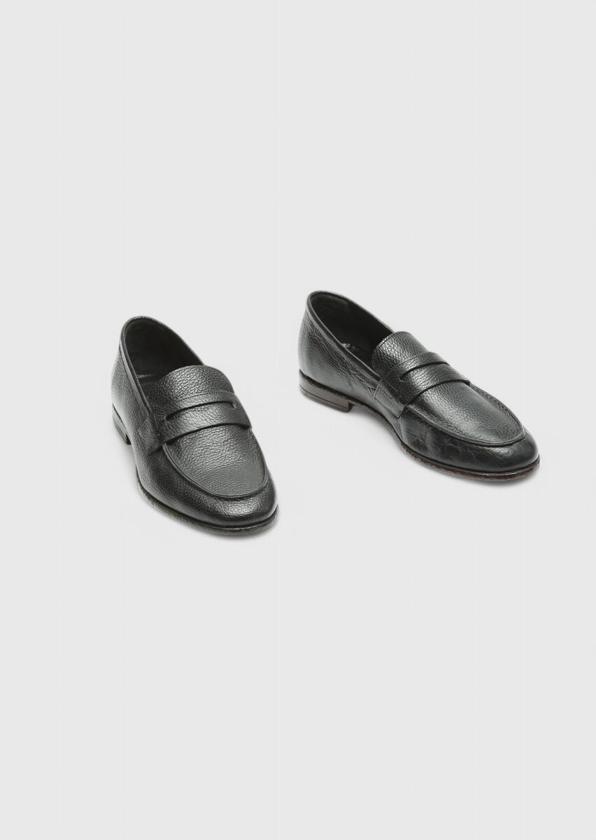 Siyah Loafer - 3