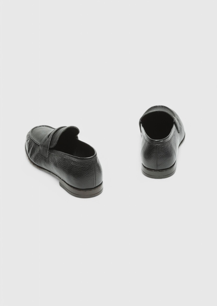 Siyah Loafer - 5