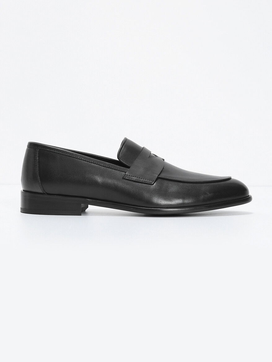 Siyah Loafer - 1