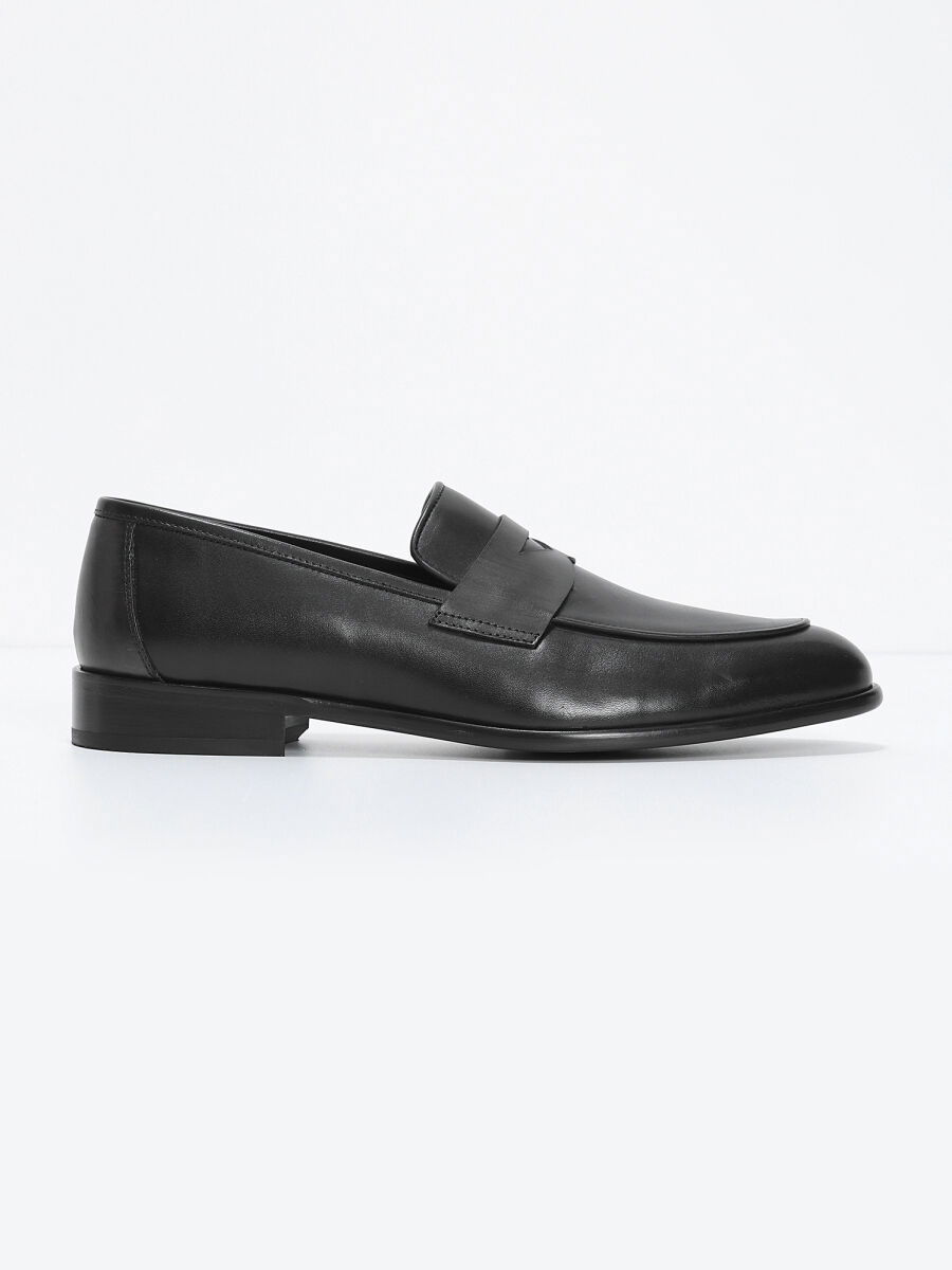 Siyah Loafer - 1