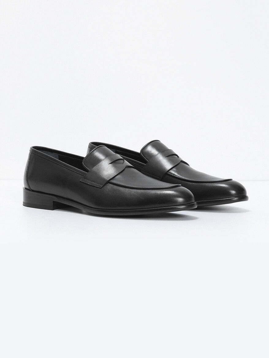 Siyah Loafer - 2