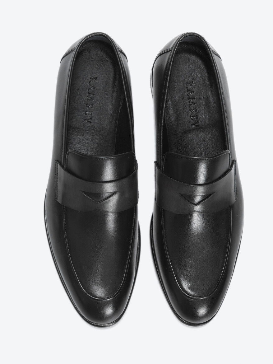 Siyah Loafer - 5