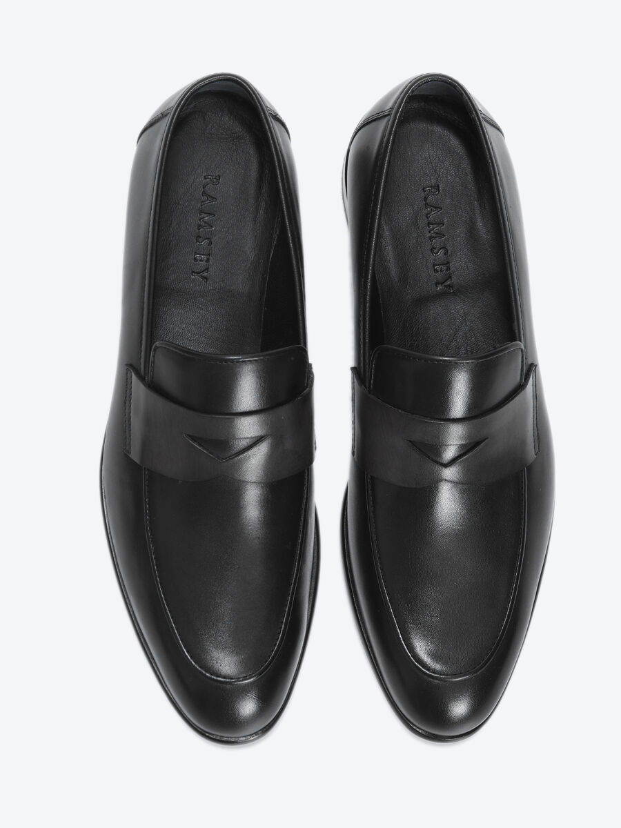Siyah Loafer - 5