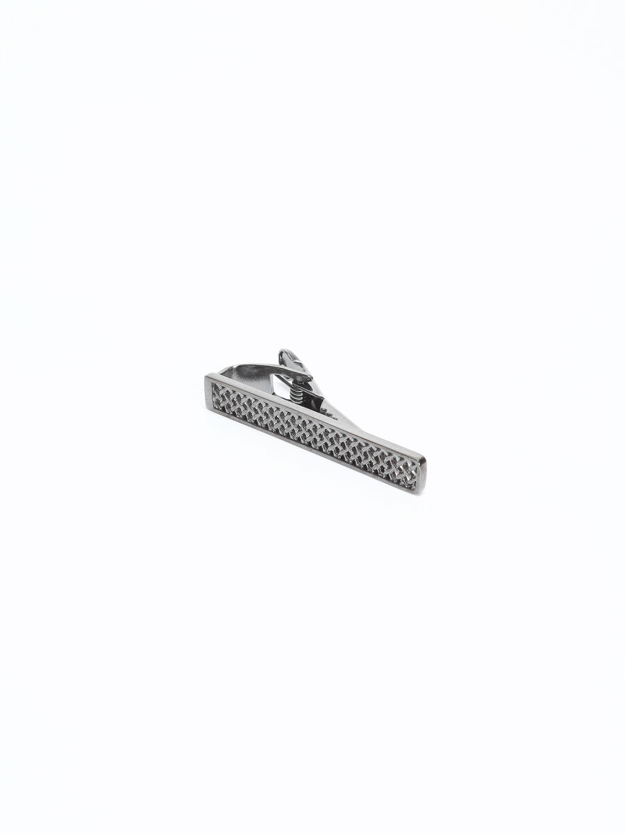 Siyah Metal Kravat İğnesi - 1