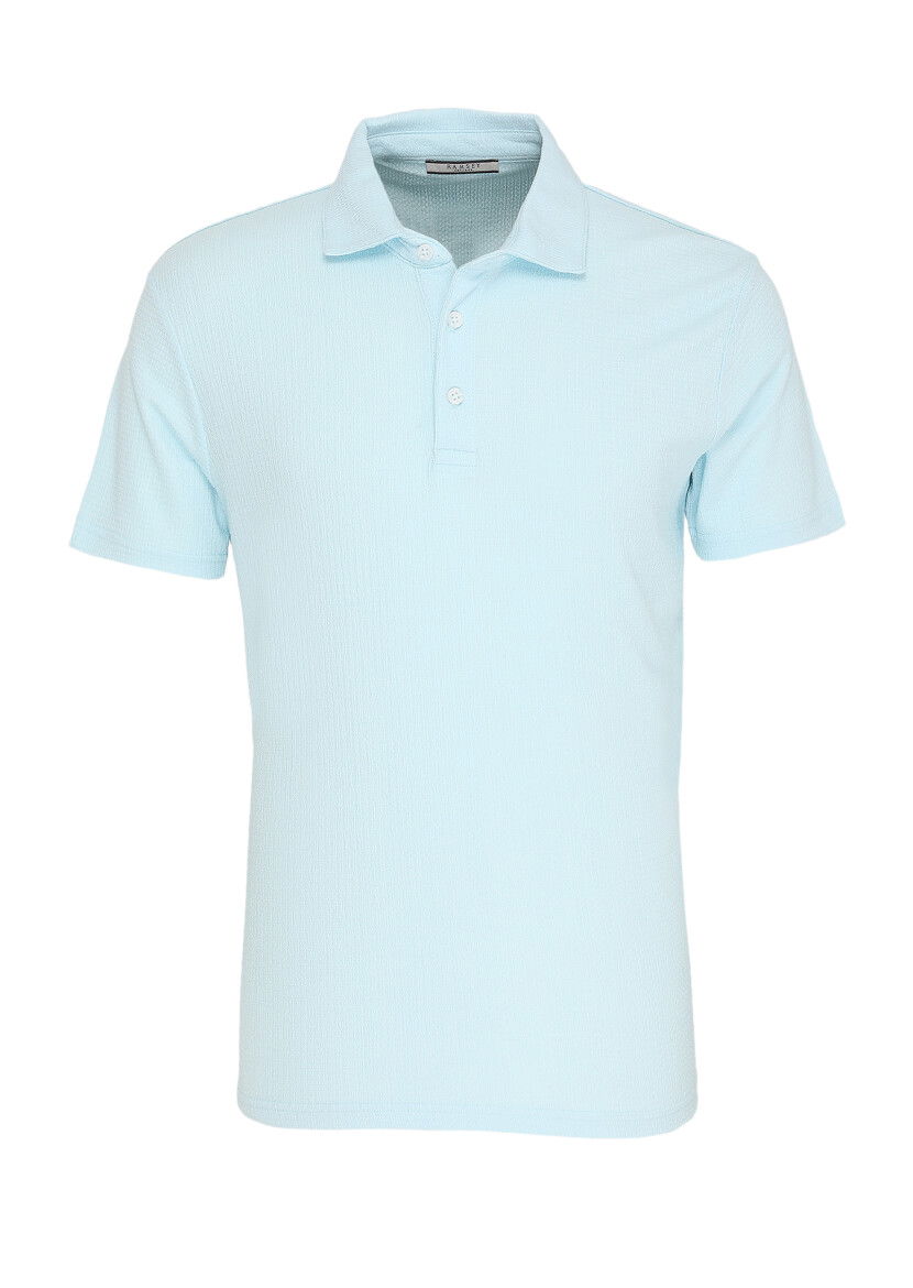 Turkuaz Polo Yaka T-Shirt 
