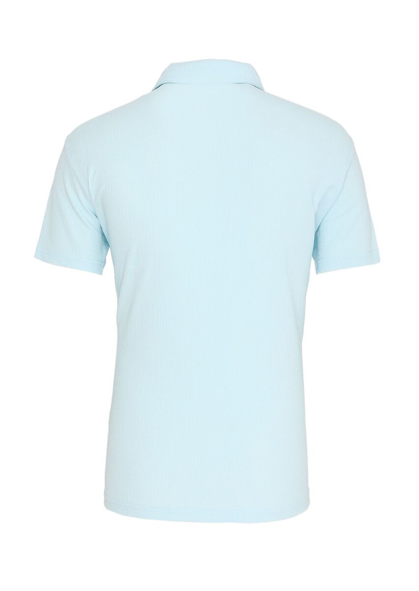 Turkuaz Polo Yaka T-Shirt - 3