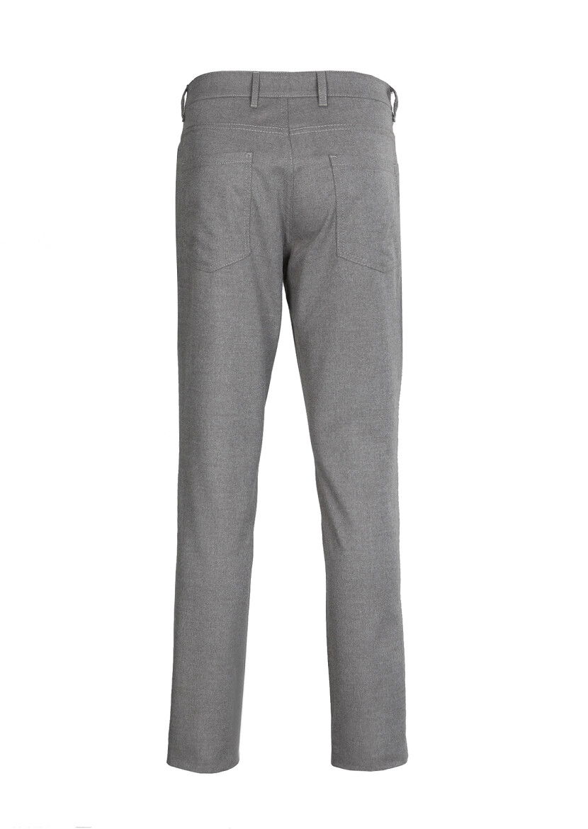 Vizon Düz Dokuma Slim Fit Casual Pantolon - 7